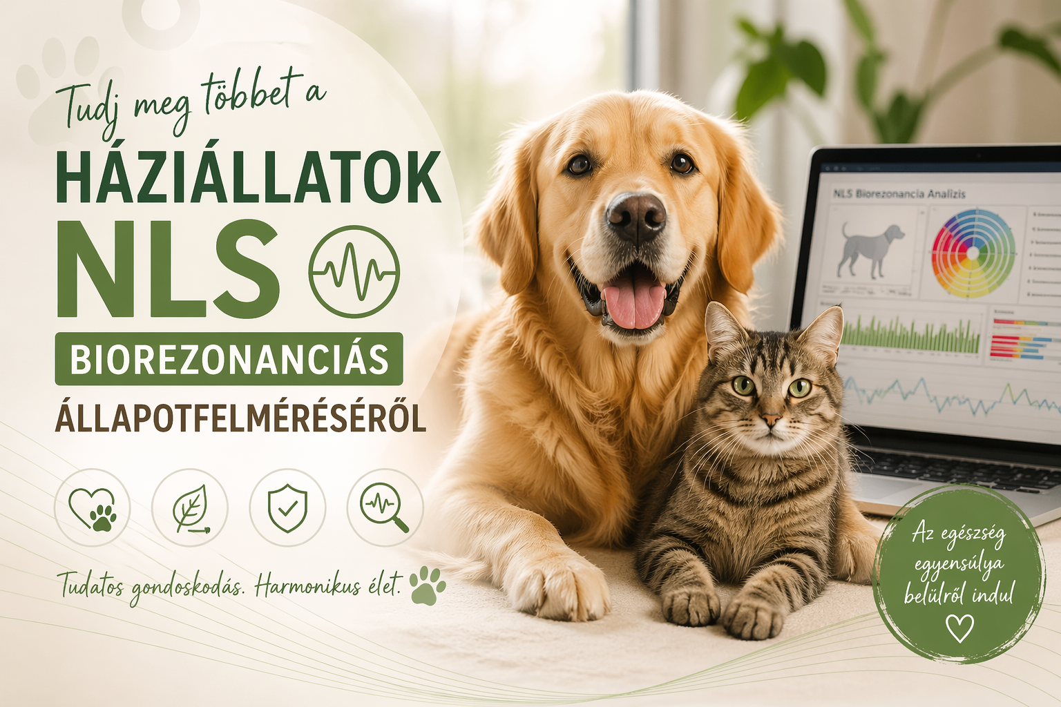 Tudj meg többet a háziállatok NLS Biorezonanciás állapotfelméréséről