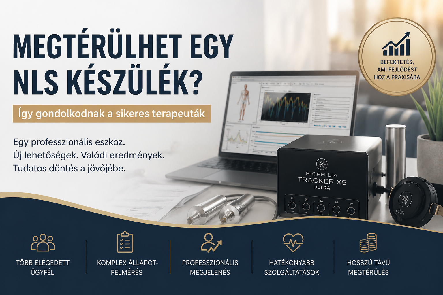 Megtérülhet egy NLS készülék? – Így gondolkodnak a terapeuták a befektetésről